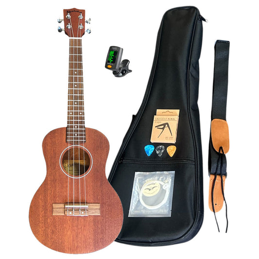 Kealoha KU Series Concert Complete Ukulele Package