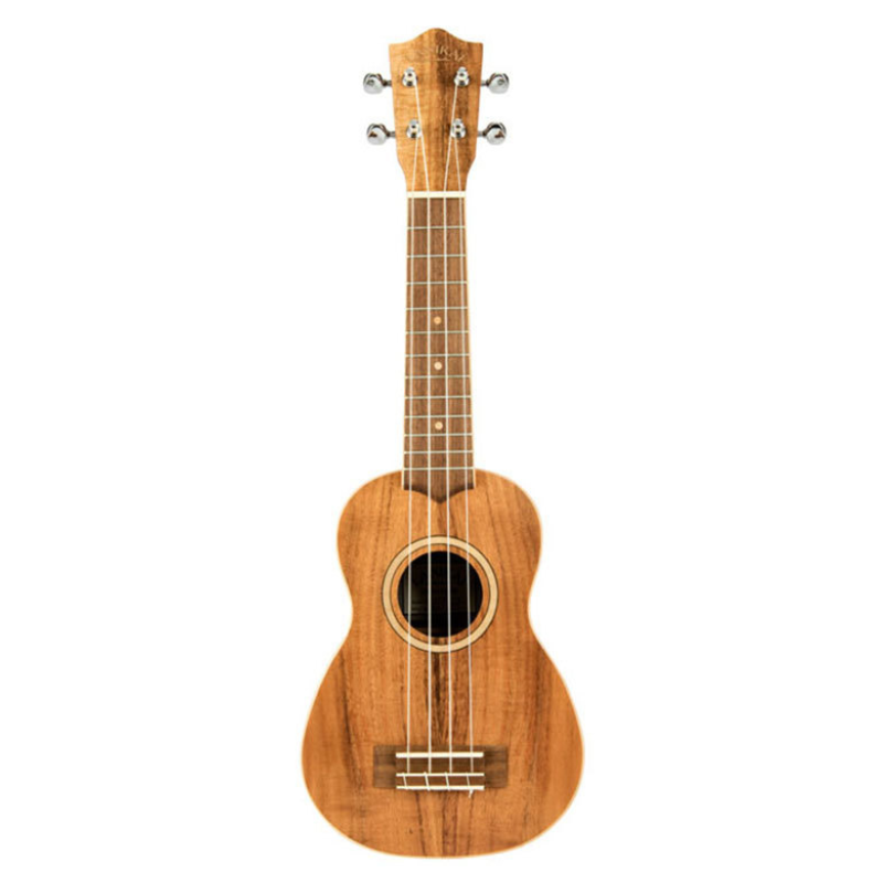 Lanikai Acacia Solid Top Series Soprano Ukulele in Natural Satin Finish