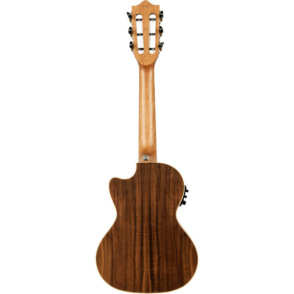 Lanikai Acacia Solid Top Series 6-String Tenor Acoustic Electric Ukulele in Natural Satin Finish