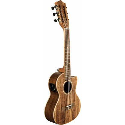 Lanikai Acacia Solid Top Series 6-String Tenor Acoustic Electric Ukulele in Natural Satin Finish