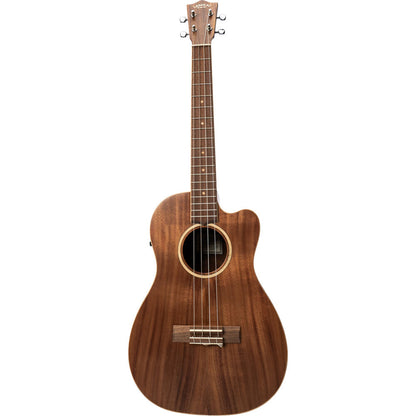 Lanikai Acacia Solid Top Series Baritone Acoustic Electric Ukulele in Natural Satin Finish