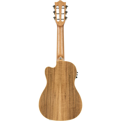 Lanikai Acacia Solid Top Series 6-String Guitalele Acoustic Electric Ukulele in Natural Satin Finish