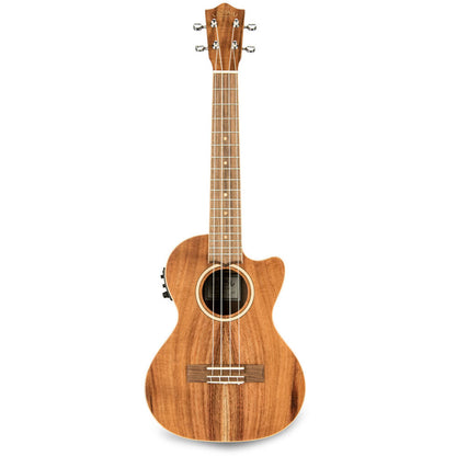 Lanikai Acacia Solid Top Series Tenor Acoustic Electric Ukulele in Natural Satin Finish