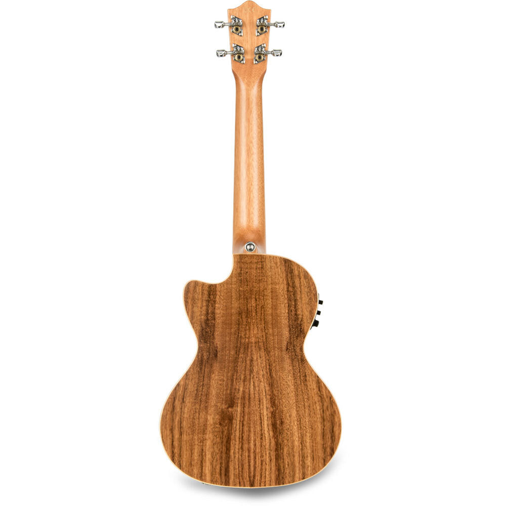 Lanikai Acacia Solid Top Series Tenor Acoustic Electric Ukulele in Natural Satin Finish