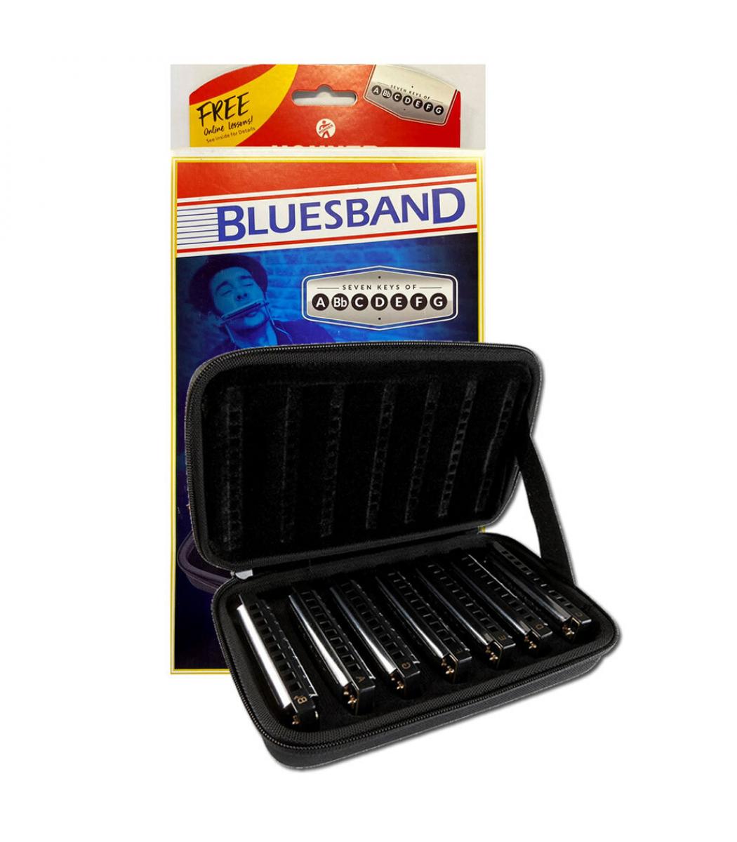 Hohner Bluesband Seven Piece Harmonica Set