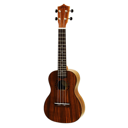 Leolani Solid Koa Series Concert Ukulele with Gigbag
