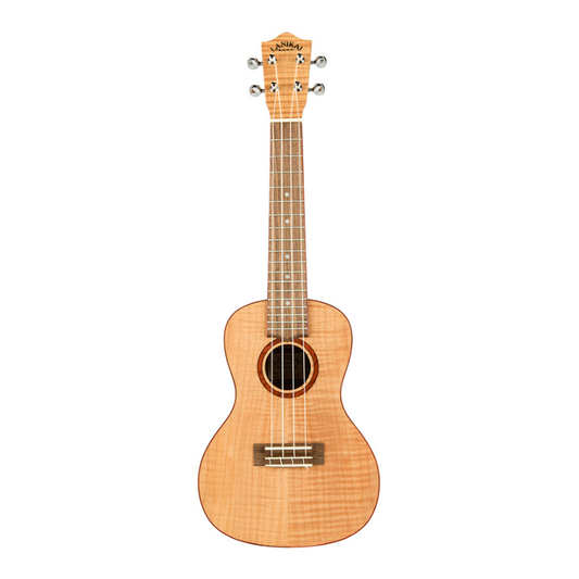 Lanikai Flamed Maple Series Concert Ukulele in Natural Satin Finish