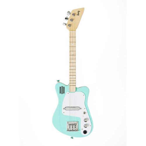 Loog LGMIEG Kids Electric Mini Guitar in Green