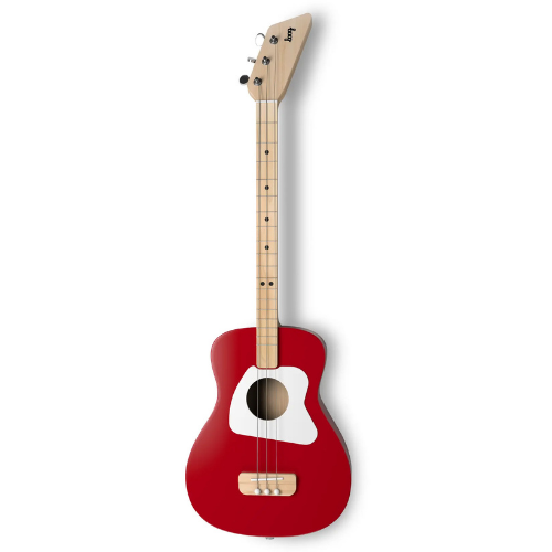 Loog LGPRCAR Kids Pro Acoustic Guitar in Red
