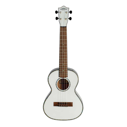 Lanikai Julia Michaels Signature Tenor Ukulele in White Pearl Finish