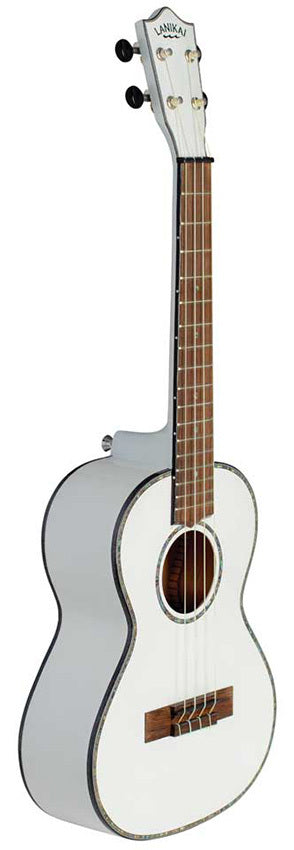 Lanikai Julia Michaels Signature Tenor Ukulele in White Pearl Finish