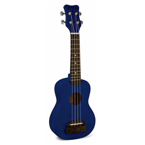 Kohala Series Soprano Ukulele in Blue with Natural Satin Finish