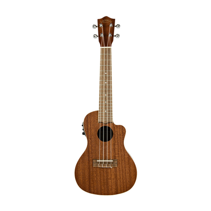 Lanikai Mahogany Series Concert Acoustic Electric Ukulele in Natural Satin Finish