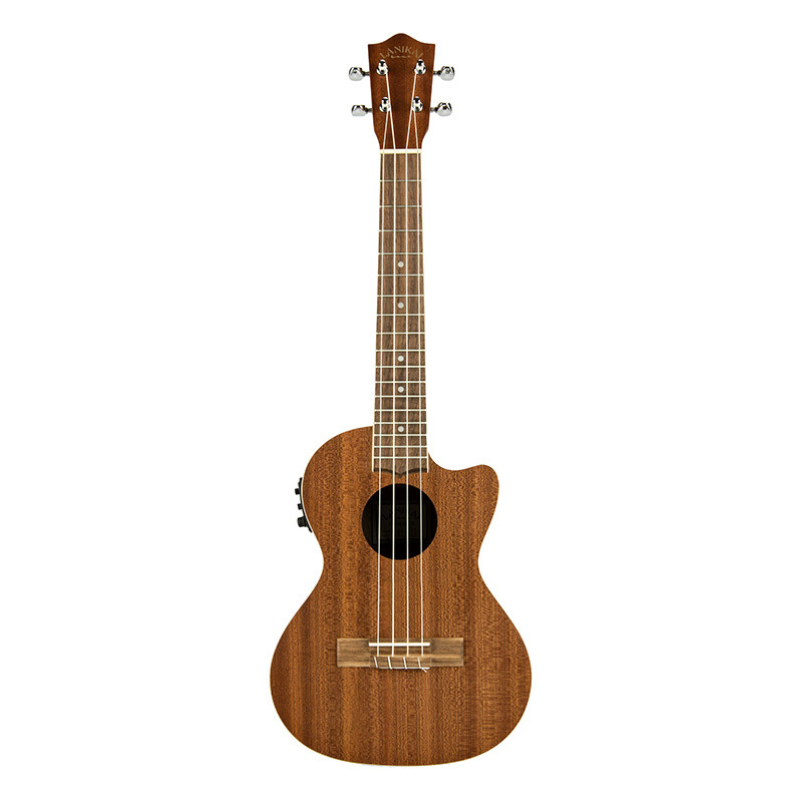 Lanikai Mahogany Series Tenor Acoustic Electric Ukulele in Natural Satin Finish