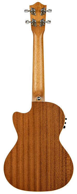 Lanikai Mahogany Series Tenor Acoustic Electric Ukulele in Natural Satin Finish