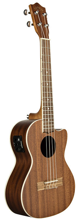 Lanikai Mahogany Series Tenor Acoustic Electric Ukulele in Natural Satin Finish