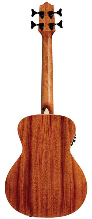 Lanikai Mahogany Series Acoustic Electric Bass Ukulele in Natural Satin Finish