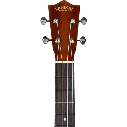 Lanikai Mahogany Series All Solid Baritone Acoustic Electric Ukulele in Natural Gloss Finish