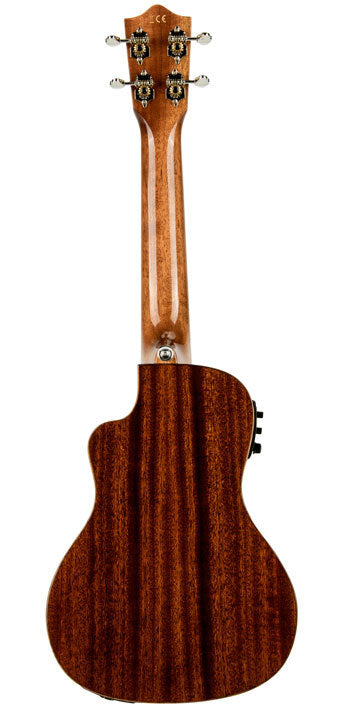 Lanikai Mahogany Series All Solid Concert Acoustic Electric Ukulele in Natural Gloss Finish
