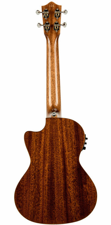 Lanikai Mahogany Series All Solid Tenor Acoustic Electric Ukulele in Natural Gloss Finish