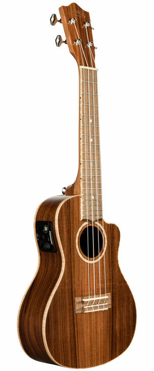 Lanikai Morado Series All Solid Concert Acoustic Electric Ukulele in Natural Gloss Finish