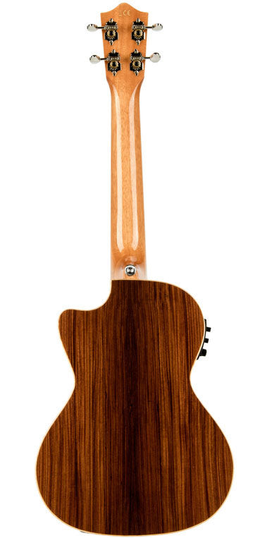 Lanikai Morado Series All Solid Tenor Acoustic Electric Ukulele in Natural Gloss Finish