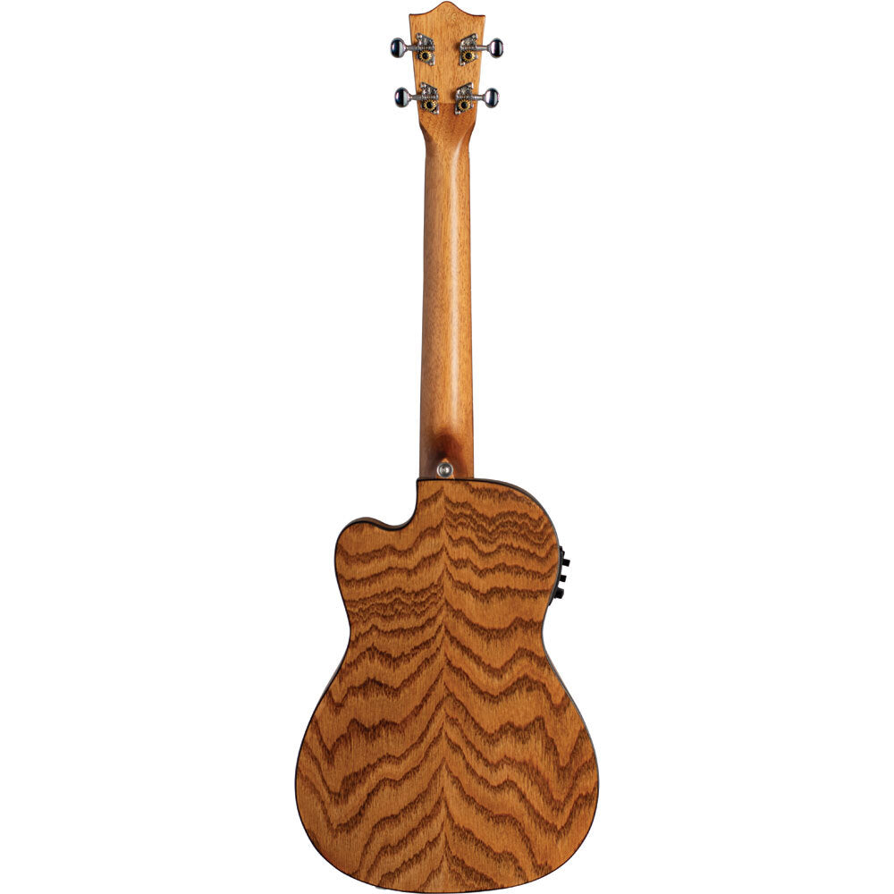 Lanikai Oak Series Baritone Acoustic Electric Ukulele in Natural Satin Finish
