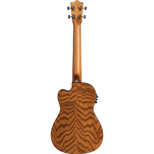 Lanikai Oak Series Baritone Acoustic Electric Ukulele in Natural Satin Finish