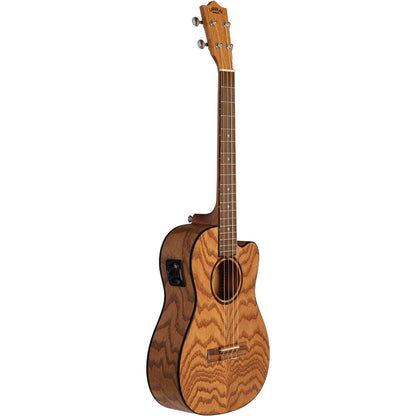 Lanikai Oak Series Baritone Acoustic Electric Ukulele in Natural Satin Finish