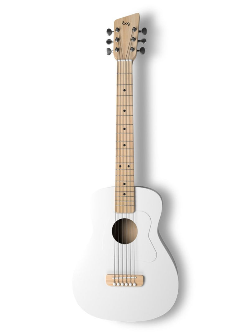 Loog Pro VI LGPRVIAW White Acoustic Guitar