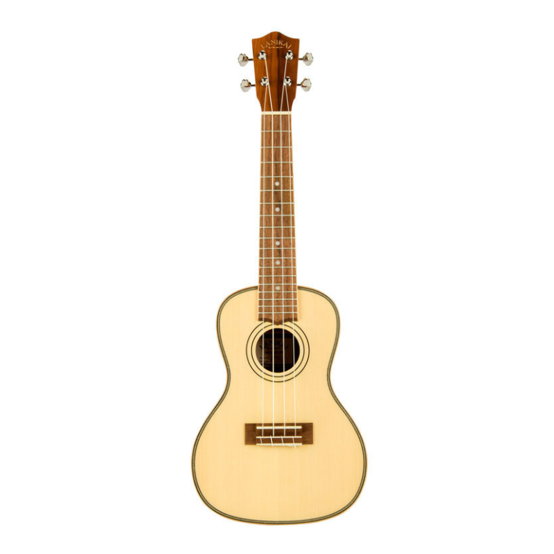 Lanikai Solid Spruce Top Series Concert Ukulele in Natural Satin Finish