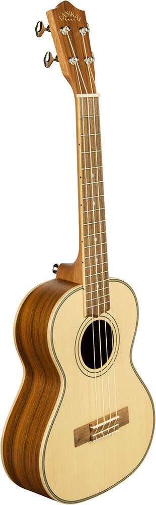 Lanikai Soild Spruce Top Series Tenor Ukulele in Natural Satin Finish
