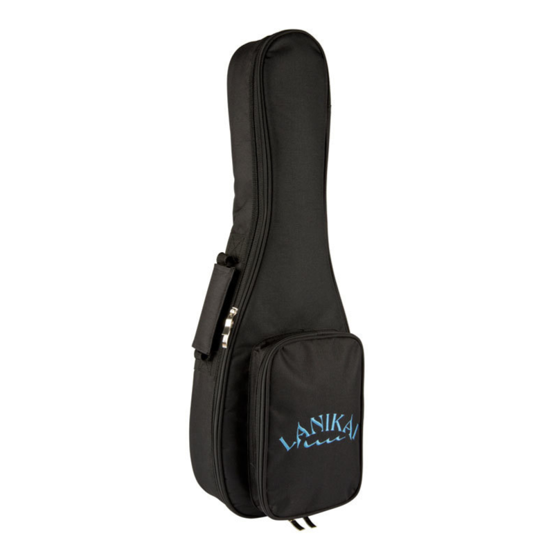 Lanikai Deluxe Concert Ukulele Gig Bag in Black