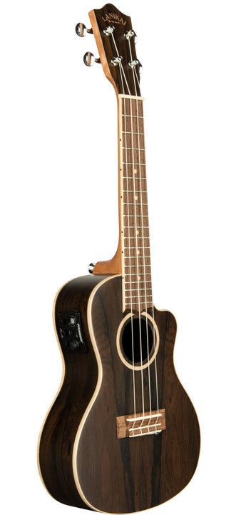 Lanikai Ziricote Series Concert Acoustic Electric Ukulele in Natural Satin Finish