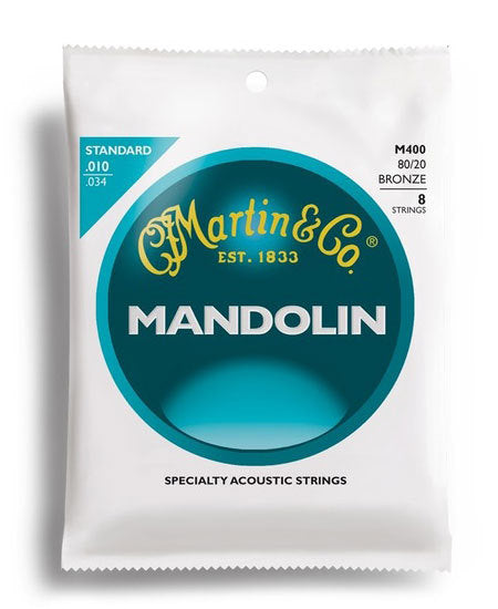 Martin M400 Standard Mandolin String Set (10-34)