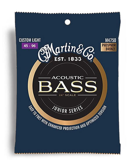 Martin M4750 Junior Series Acoustic Bass 24" Short Scale String Set (45-96)