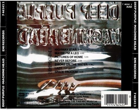 Deep Purple – Machine Head (CD, Album, Unofficial Release)