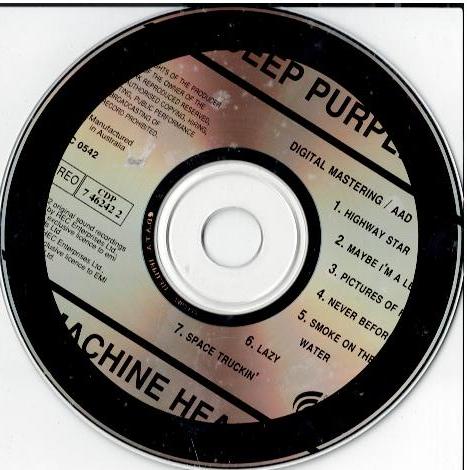 Deep Purple – Machine Head (CD, Album, Unofficial Release)