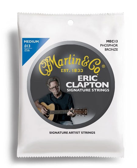Martin MEC13 Eric Clapton Strings 92/8 Phosphor Bronze Medium Acoustic Guitar String Set (13-56)
