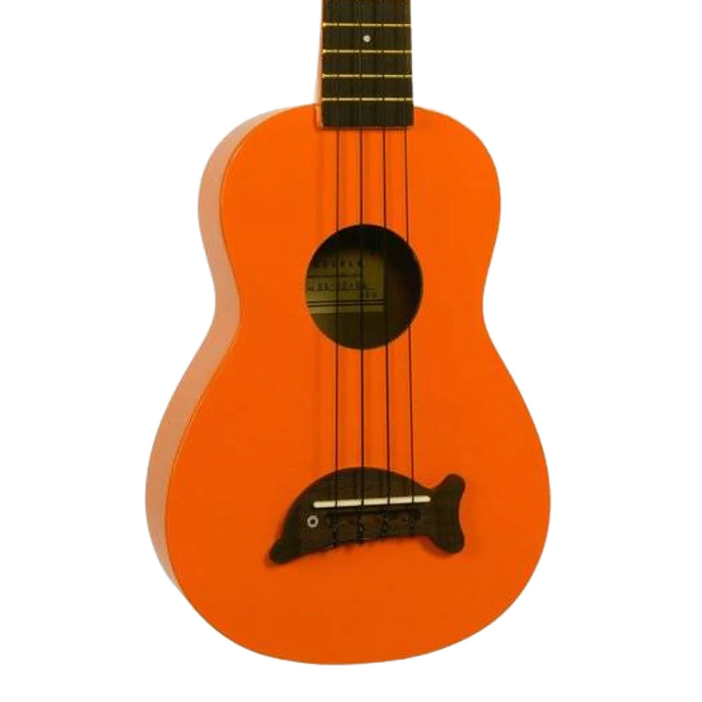 Makala Soprano Dolphin/Shark Ukulele (Assorted Colours)