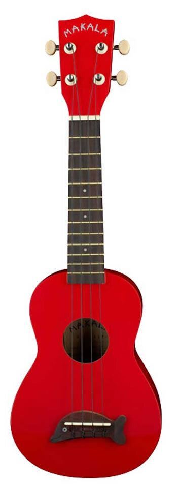 Kala Soprano Dolphin MK-SD/CAR Candy Apple Red Ukulele