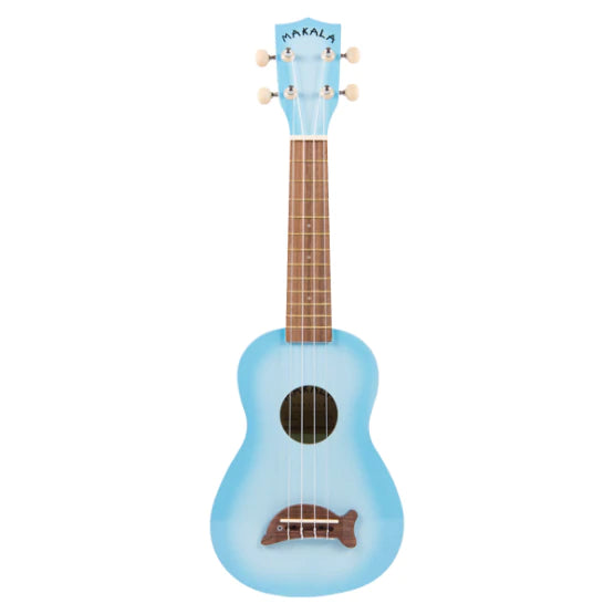 Kala MK-SD/LBLBRST Light Blue Burst Soprano Dolphin Ukulele