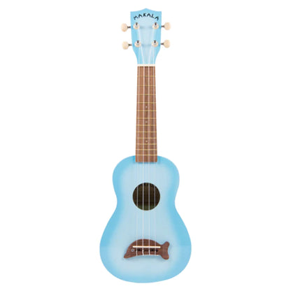 Kala MK-SD/LBLBRST Light Blue Burst Soprano Dolphin Ukulele