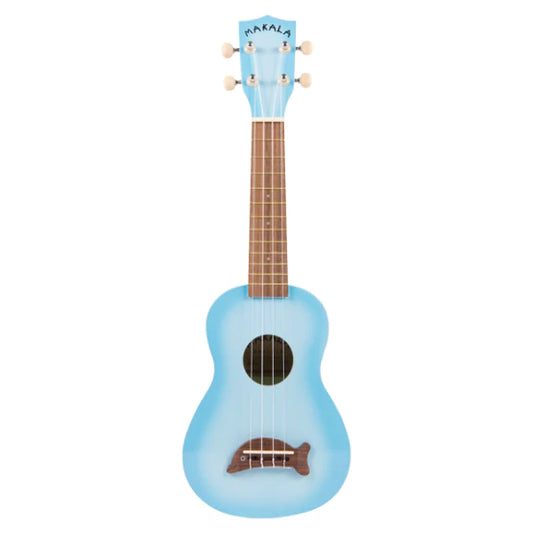 Kala MK-SD/LBLBRST Light Blue Burst Soprano Dolphin Ukulele