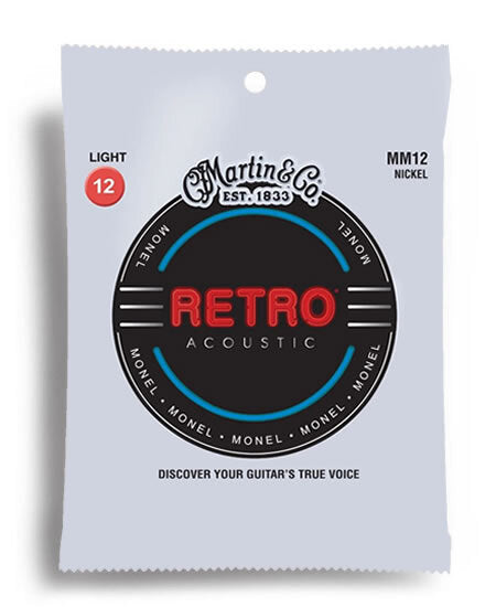 Martin MM12 Retro Light Acoustic Guitar String Set (12-54)