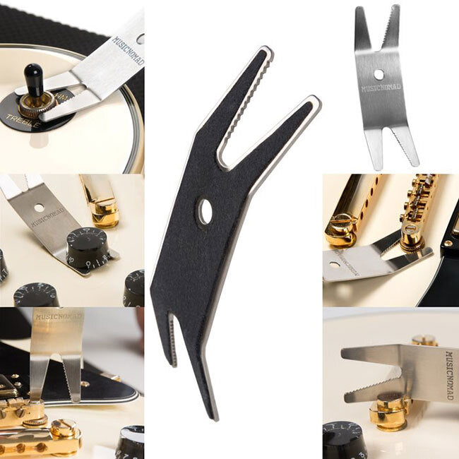 Music Nomad MN224 Premium Spanner Wrench with Microfiber Suede Backing