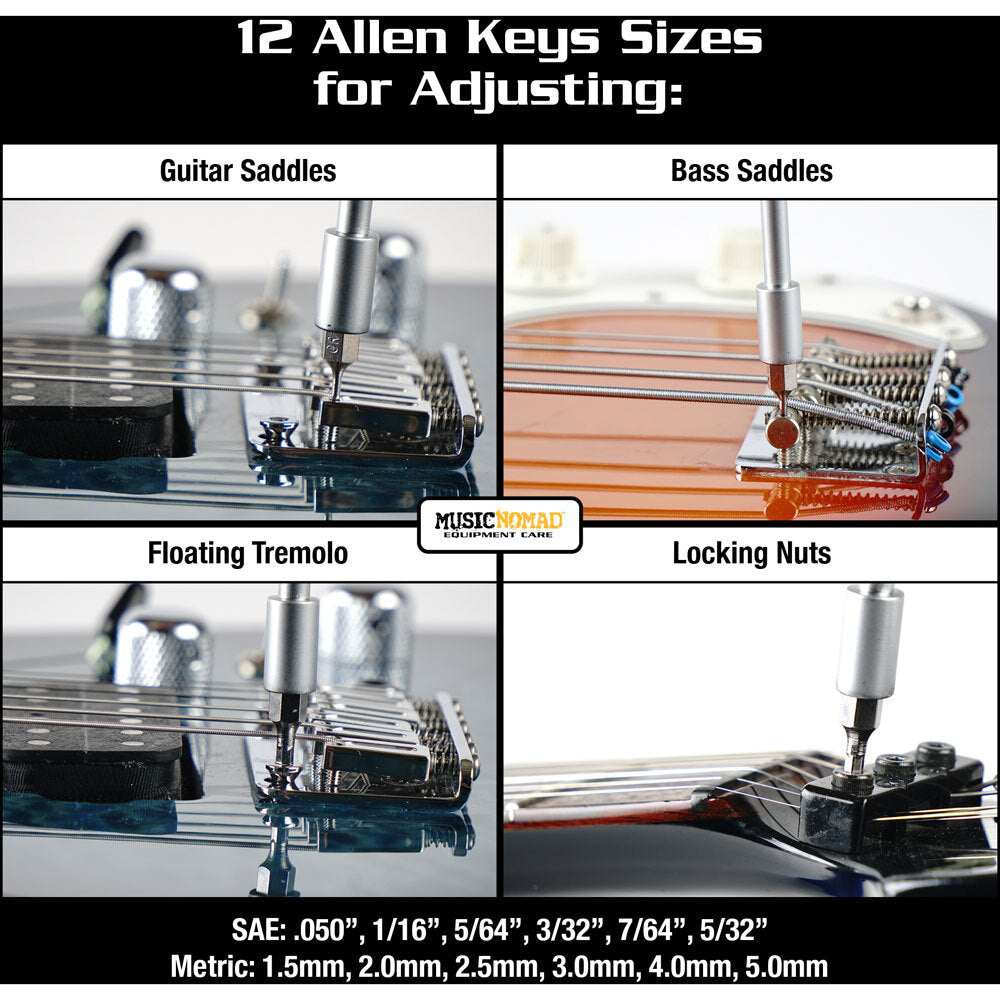 Music Nomad MN229 Premium Guitar Tech Screwdriver & Wrench Set