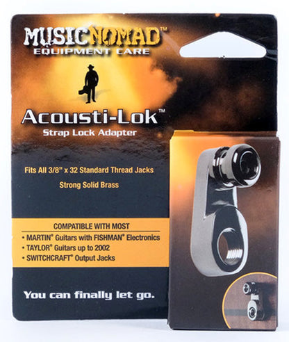Music Nomad MN270 Acousti-Lok Strap Lock Adapter for Standard Output Jacks