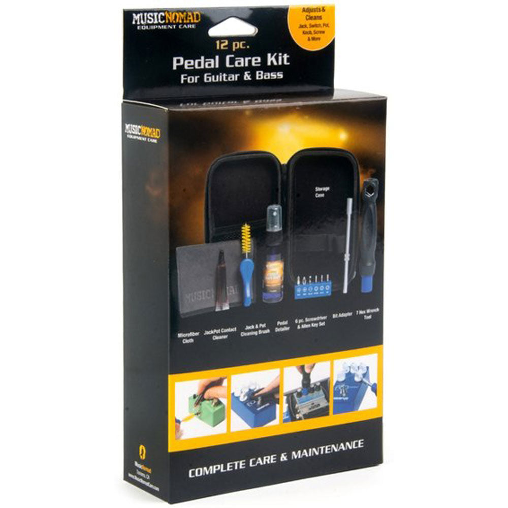 Music Nomad MN286 Pedal Care Kit for Guitar & Bass (12-Pce)