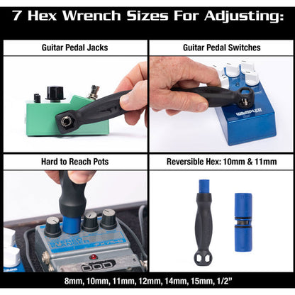 Music Nomad MN286 Pedal Care Kit for Guitar & Bass (12-Pce)